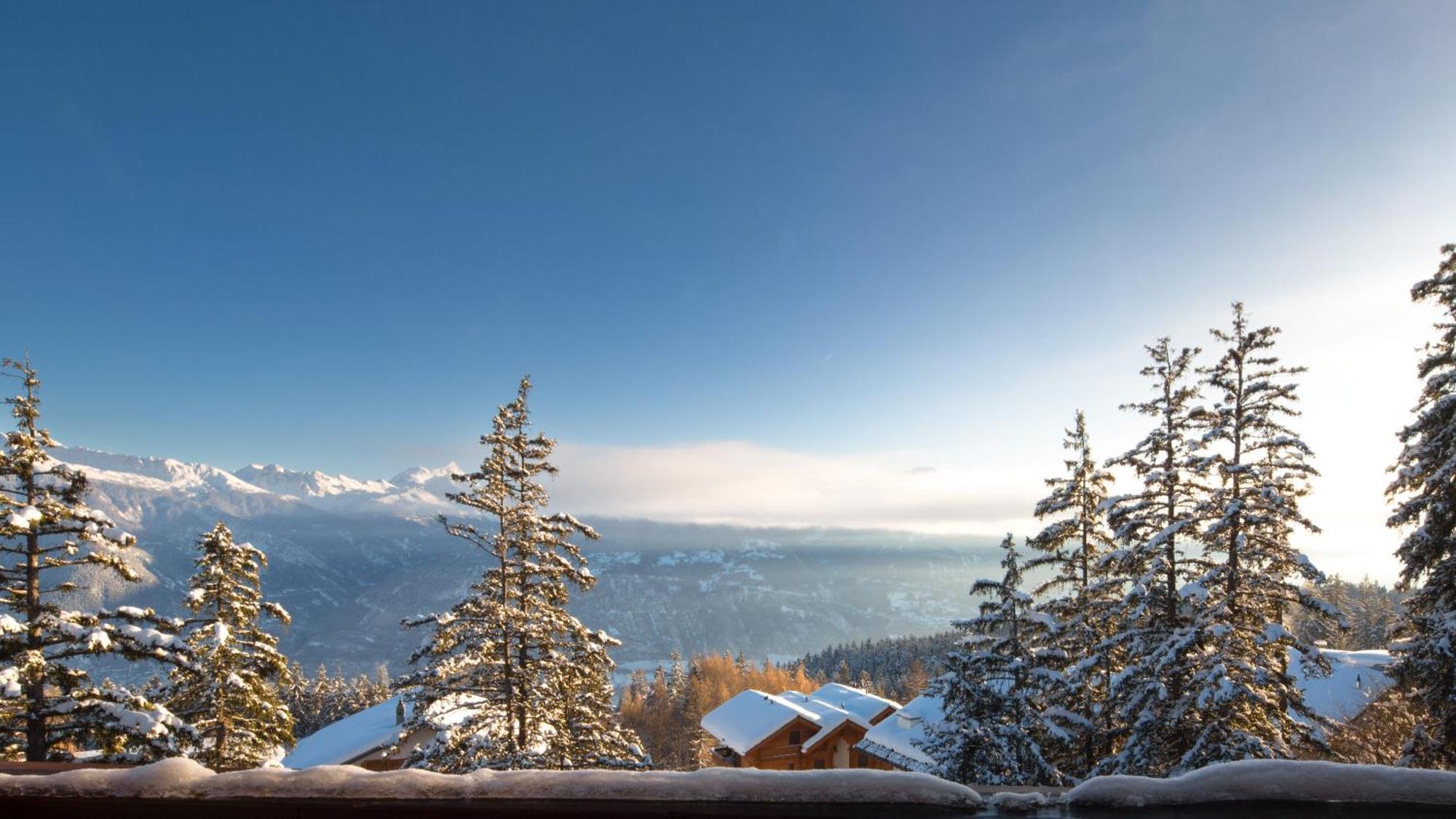 Hotel Helvetia Intergolf Crans-Montana Esterno foto