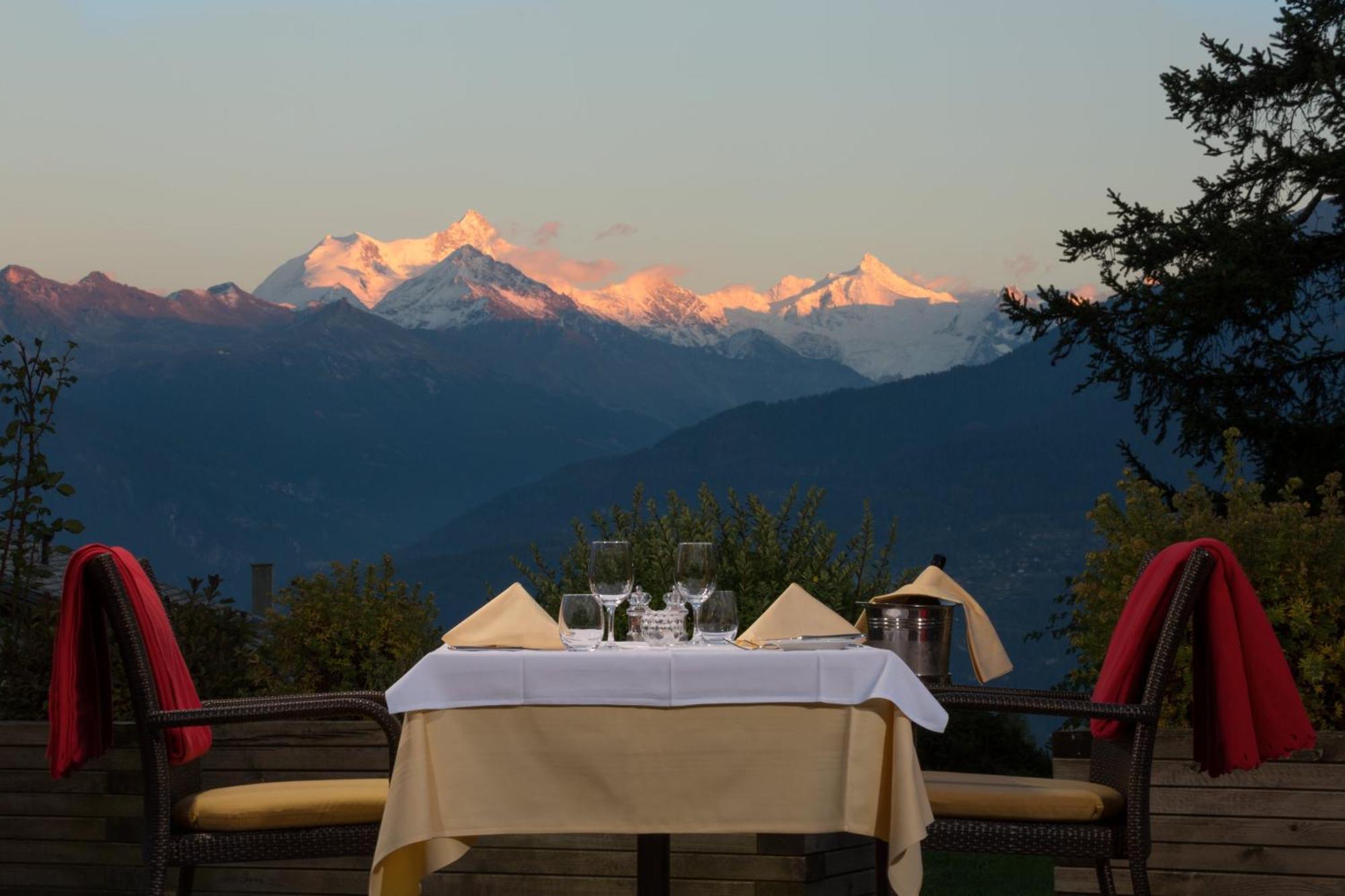 Hotel Helvetia Intergolf Crans-Montana Esterno foto