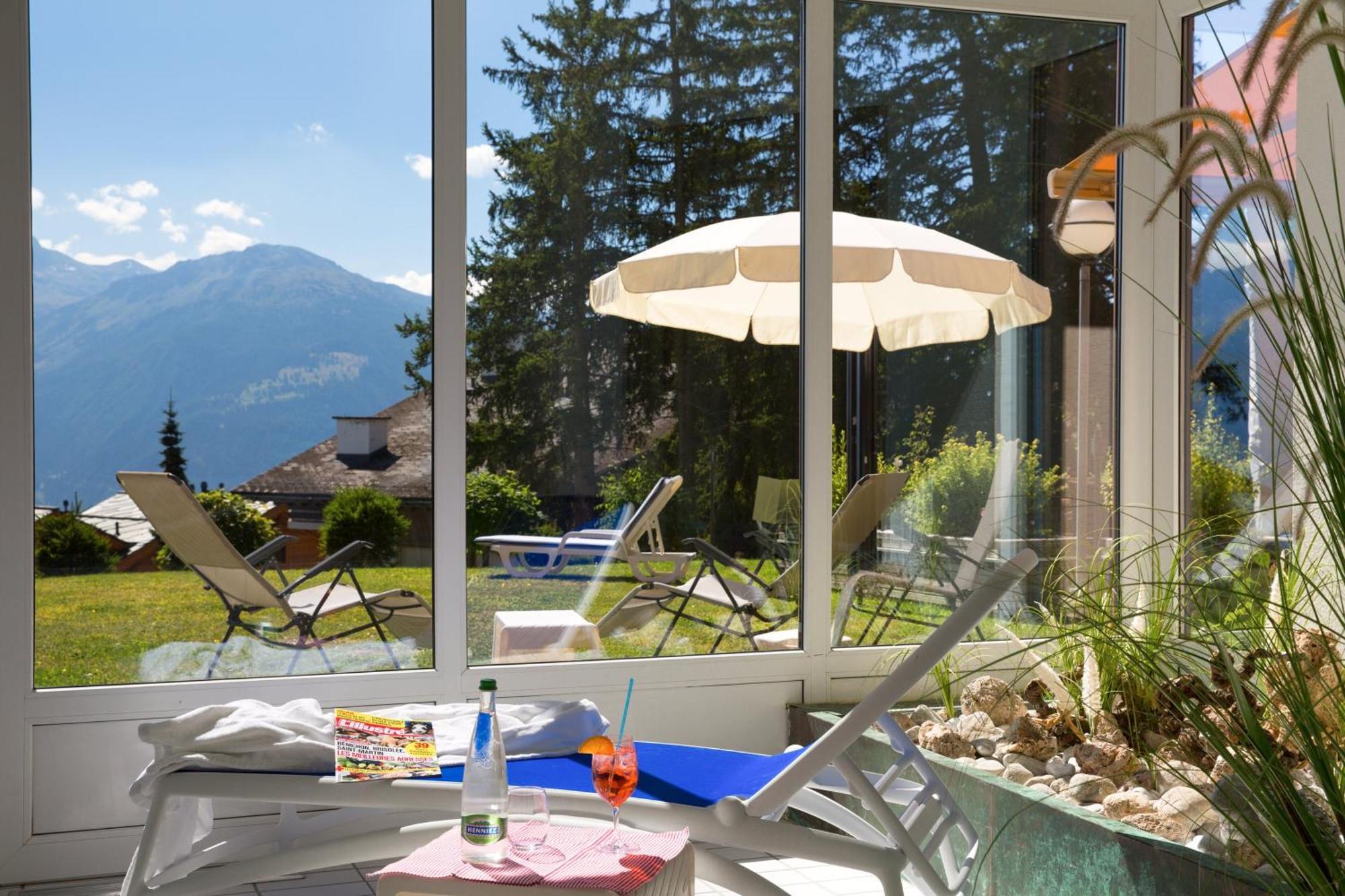 Hotel Helvetia Intergolf Crans-Montana Esterno foto