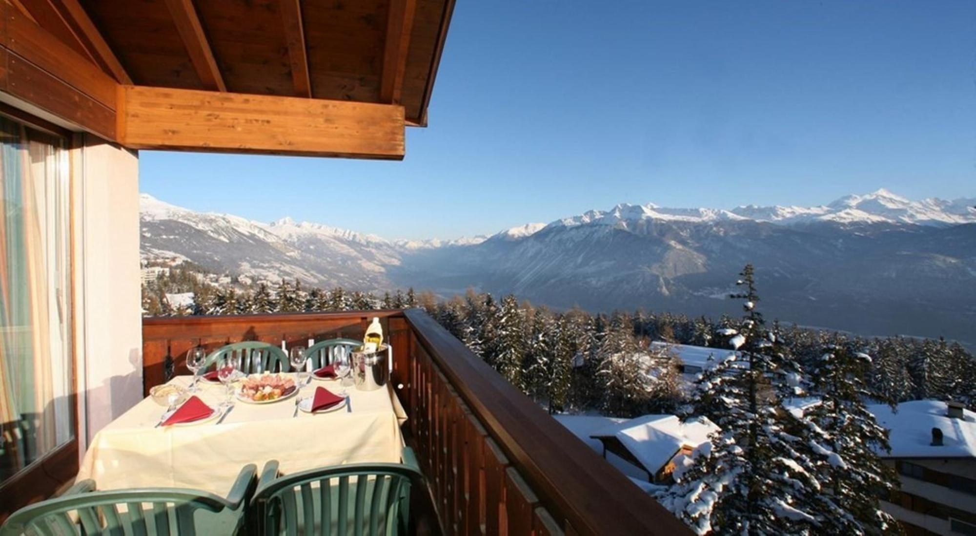 Hotel Helvetia Intergolf Crans-Montana Esterno foto