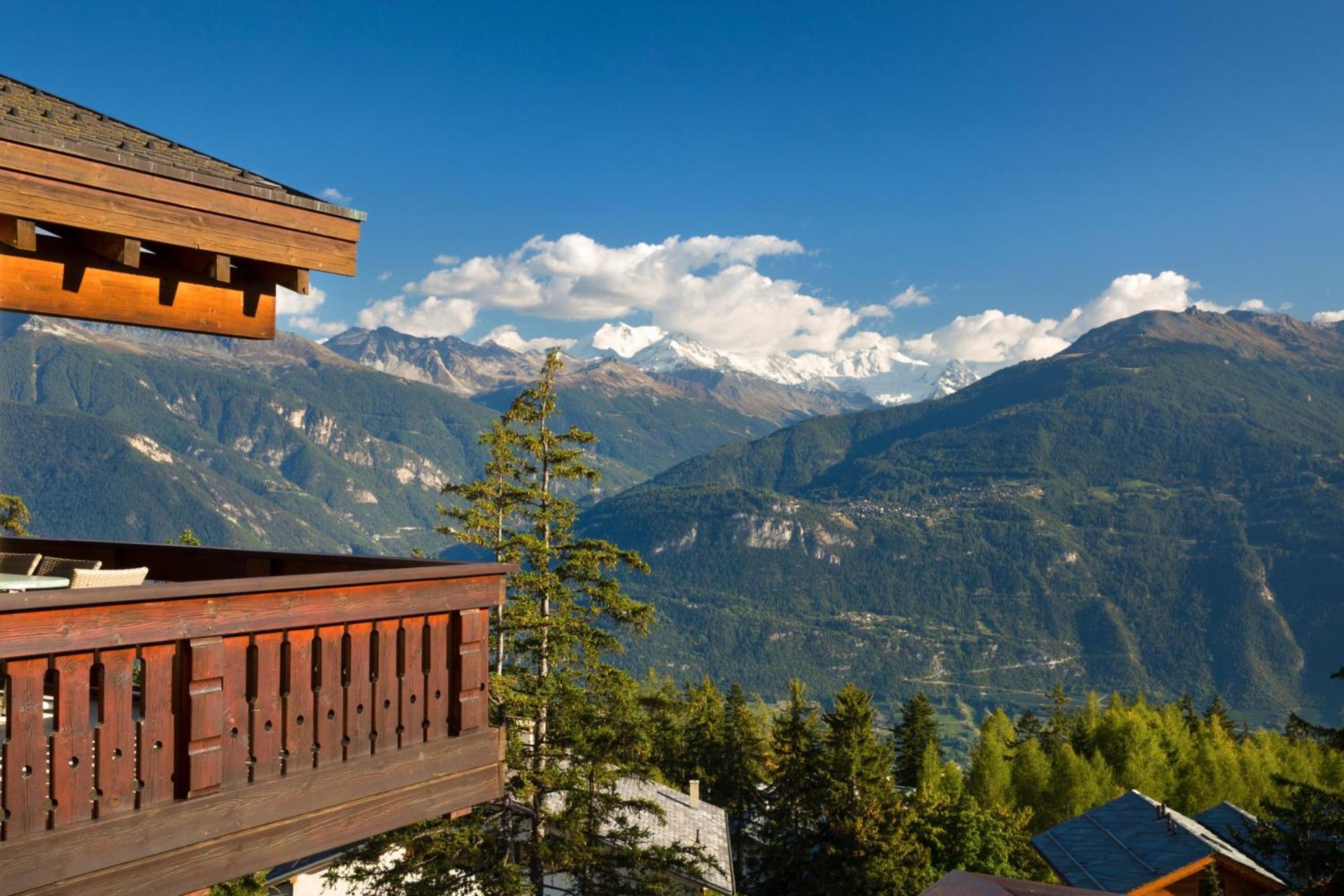 Hotel Helvetia Intergolf Crans-Montana Esterno foto