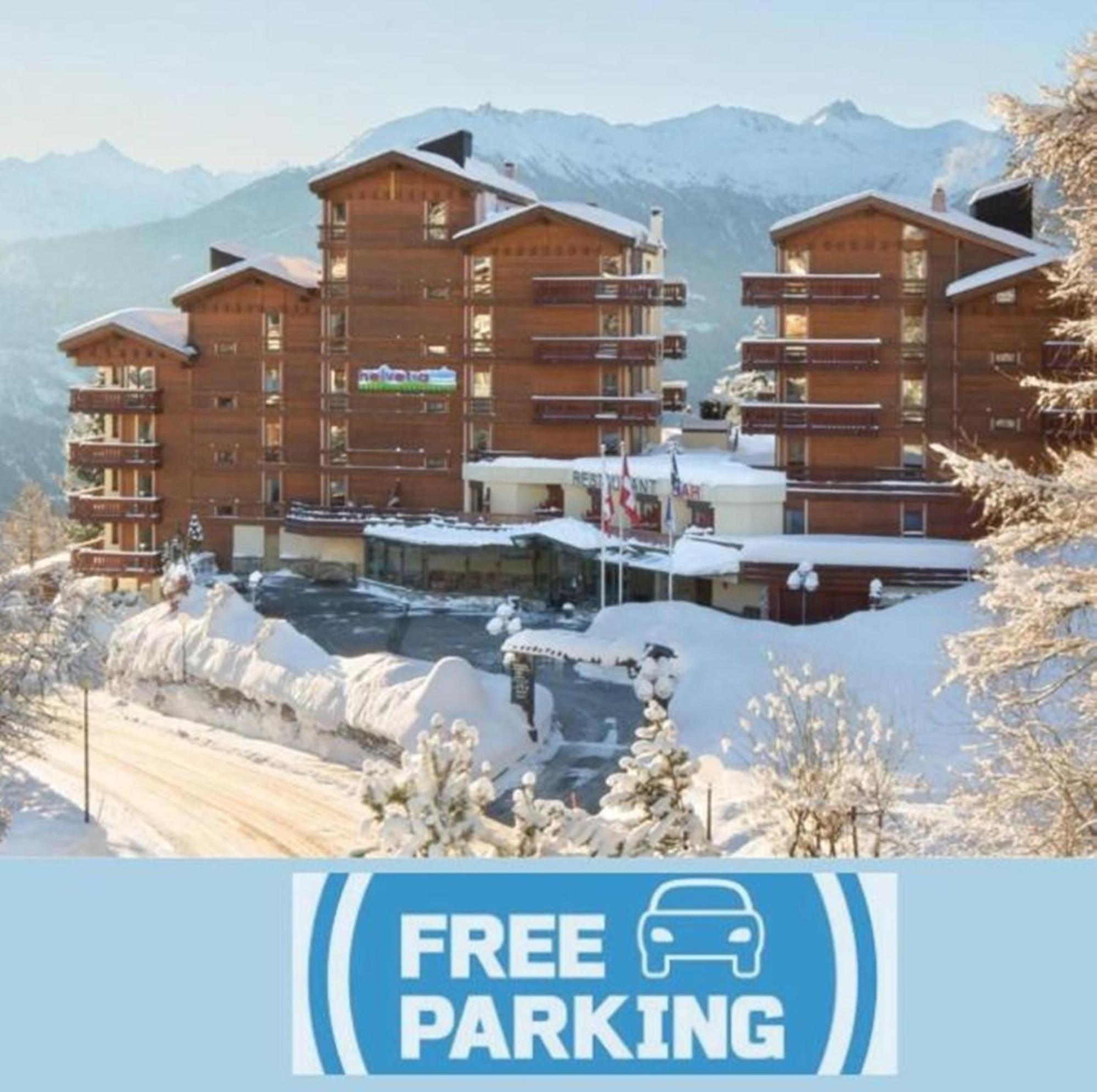 Hotel Helvetia Intergolf Crans-Montana Esterno foto